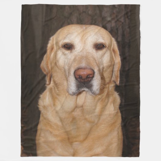 Labrador-Fleece-Decke Fleecedecke (Vorderseite)