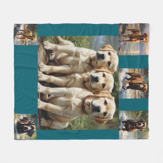 Labrador Fleecedecke (Vorderseite (Horizontal))