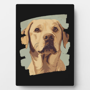 Labrador Fotoplatte