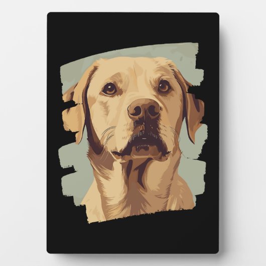 Labrador Fotoplatte (Vorderseite)