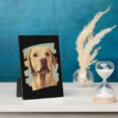 Labrador Fotoplatte (Seite)