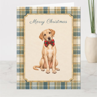 Labrador Frohe Weihnachten Karte