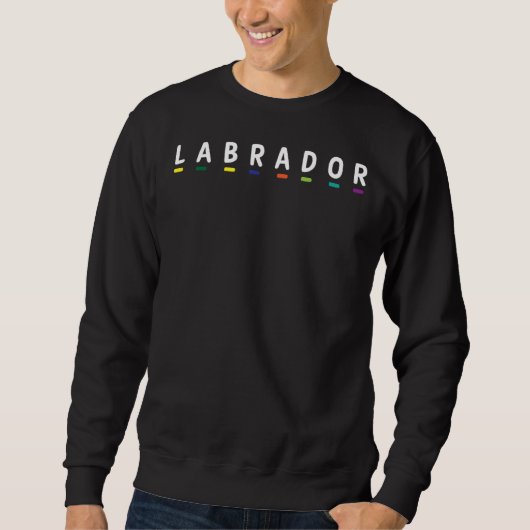 Labrador Funny Sweatshirt (Vorderseite)