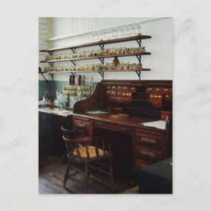 Labrador für Chemie Postkarte