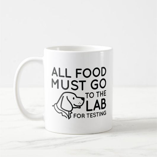 Labrador für die Prüfung Kaffeetasse (Links)