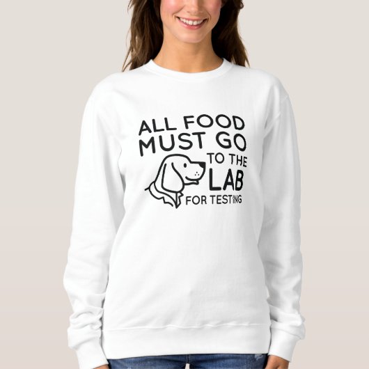 Labrador für die Prüfung Sweatshirt (Vorderseite)