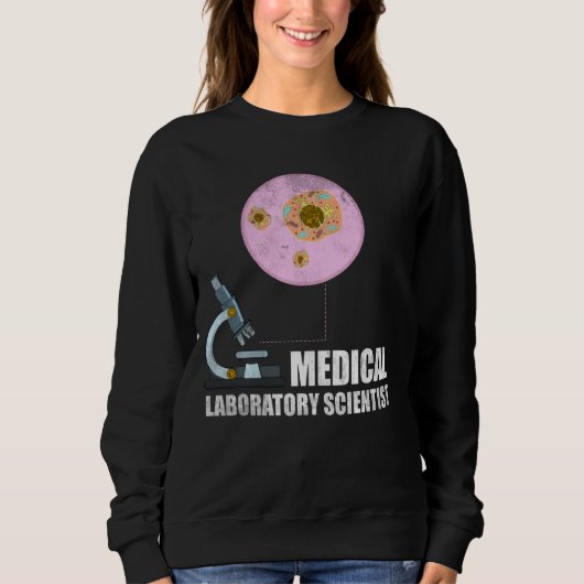 Labrador Geek Labrador Techniker Medizinisches Lab Sweatshirt (Vorderseite)