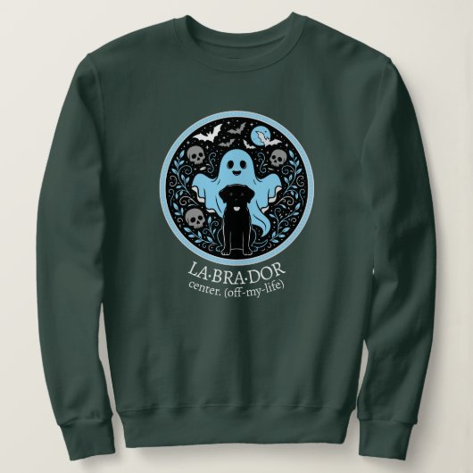 Labrador-Geist-Welpe Sweatshirt (Design vorne)