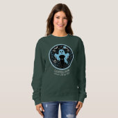 Labrador-Geist-Welpe Sweatshirt (Vorne ganz)