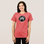 Labrador-Geist-Welpe Tri-Blend Shirt (Vorderseite voll)