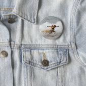 Labrador - Gelb - gehen Sie Reichweite! Button (Beispiel)