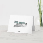 Labrador - Gelb - Hol dich! Karte (Rückseite)