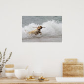 Labrador - Gelb - Hol dich! Poster (Küche)