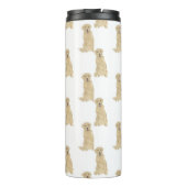 Labrador (gelb) thermosbecher (Rückseite)