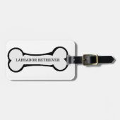 Labrador Gepäckanhänger (Vorderseite horizontal)