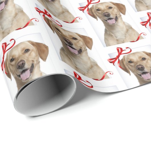 Labrador-Geschenk-Verpackung Geschenkpapier (Rolleneckpunkt)