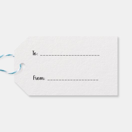 Labrador Geschenkanhänger (Rückseite Horizontal)