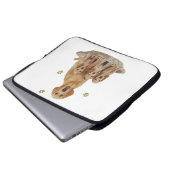 Labrador-Geschenke Laptopschutzhülle (Vorne Knopf)