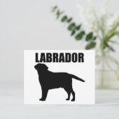 Labrador Geschenke! Postkarte (Stehend Vorderseite)