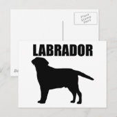 Labrador Geschenke! Postkarte (Vorne/Hinten)