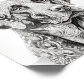 Labrador Geschenkkarte Fotodruck (Ecke)