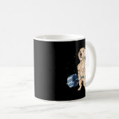 Labrador Gewichtheben Lustige Regierung Kaffeetasse (VorderseiteRechts)