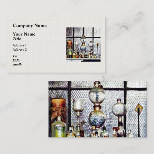 Labrador Glassware Visitenkarte (Vorne/Hinten)