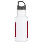 LABRADOR - GROSSES ROTES BOLD-LOGO TRINKFLASCHE (Rückseite)