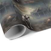 Labrador Halloween Beängstigend Geschenkpapier (Rolleneckpunkt)