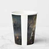 Labrador Halloween Beängstigend Pappbecher (Links)