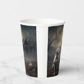 Labrador Halloween Beängstigend Pappbecher (Rechts)