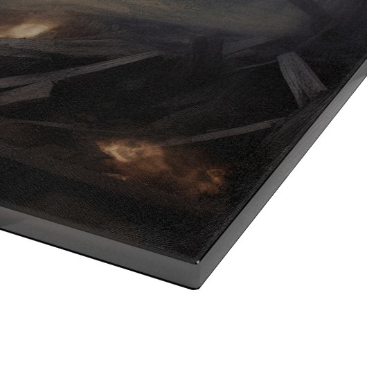 Labrador Halloween Beängstigend Schneidebrett (Ecke)