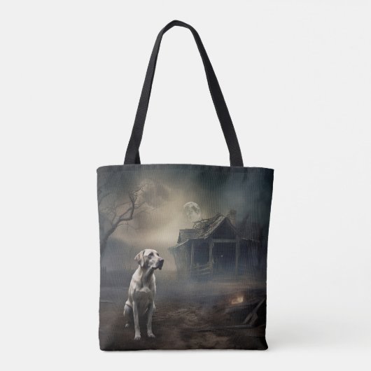 Labrador Halloween Beängstigend Tasche (Rückseite)