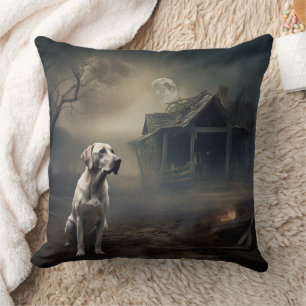 Labrador Halloween Gruselig Kissen