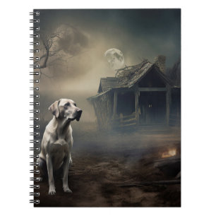 Labrador Halloween Gruselig Notizblock