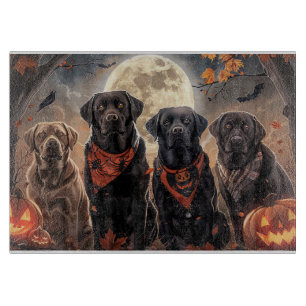 Labrador Halloween Gruselig Schneidebrett