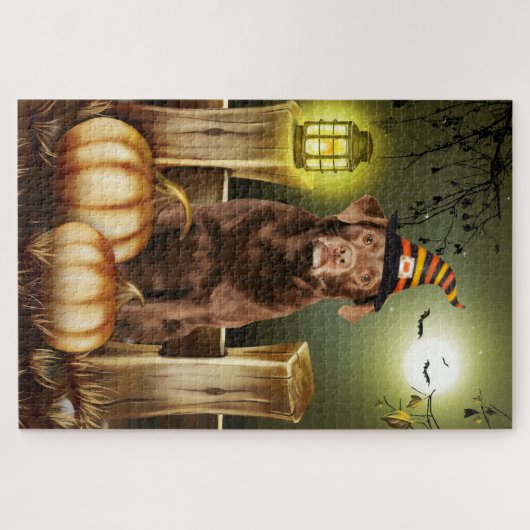 Labrador Halloween Jigsaw Puzzle (Horizontal)