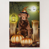 Labrador Halloween Jigsaw Puzzle (Vertikal)