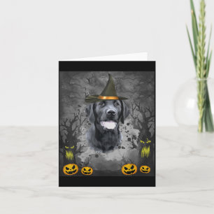 Labrador Halloween Karte