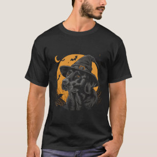 Labrador Halloween Lustiger Süßer Hund Schwarzer L T-Shirt