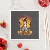 Labrador Halloween Oma Hund Design_1 Serviette (Beispiel)
