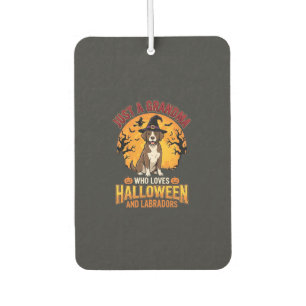 Labrador Halloween Oma Hundedesign_1 Autolufterfrischer