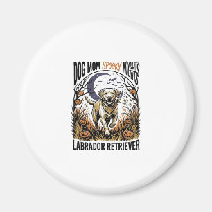 Labrador Halloween-Shirt Vintage Hundemutter Grafi Magnet
