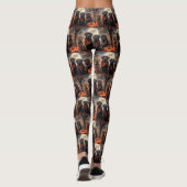 Labrador Halloween Spooky Leggings (Rückseite)