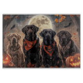 Labrador Halloween Spooky Schneidebrett (Vorderseite)