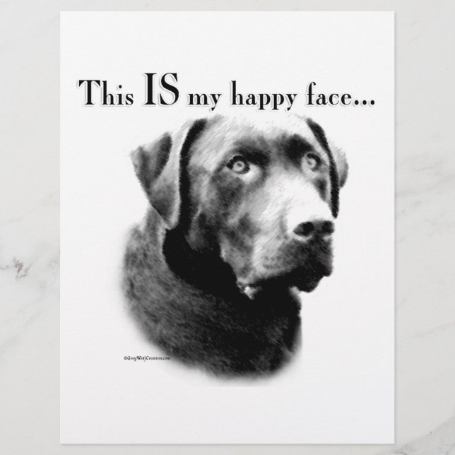 Labrador Happy Face (Vorderseite)