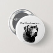 Labrador Happy Face Button (Vorne & Hinten)