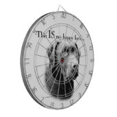 Labrador Happy Face Dartscheibe (Vorderseite Links)