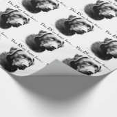 Labrador Happy Face Geschenkpapier (Ecke)