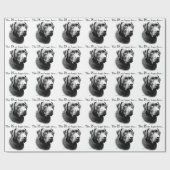 Labrador Happy Face Geschenkpapier (Flach)